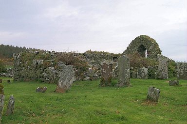 Picture of the ruin of Kilchattan church