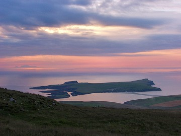 Picture of the view over St Ninian's Isle