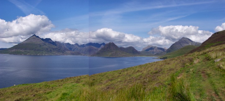 Picture of the view of the Cuillins