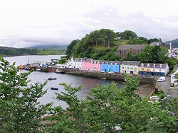 Picture of a view over Portree