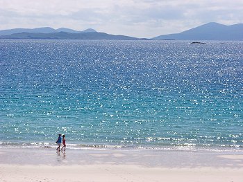 On the beach... Picture of people on the beach