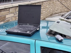 Picture of my laptop and mobile phone