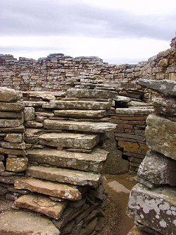 Picture of stairs in the broch